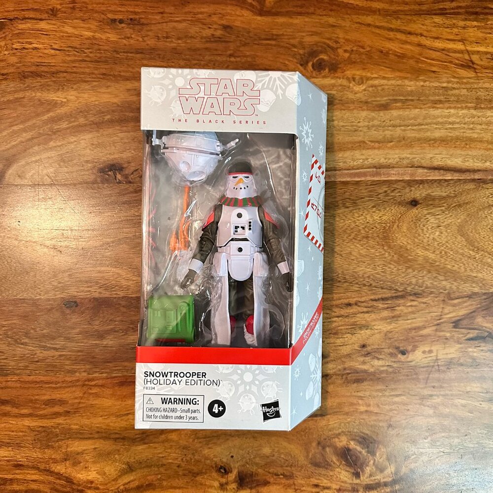 Hasbro Star Wars Black Series Snow Trooper Holiday Edition Action Figure
